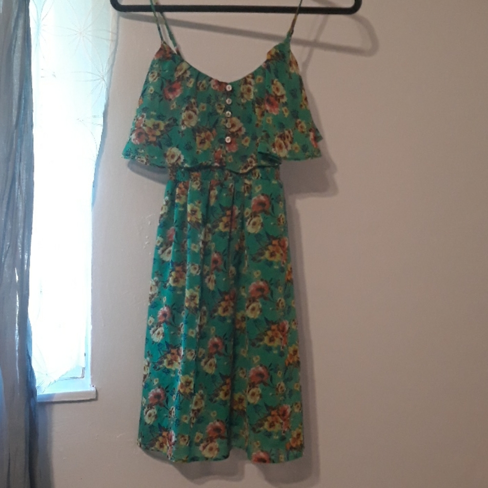 Spring floral dress